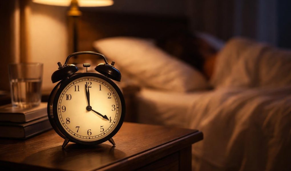 horloge-nuit-table-lit-silhouette